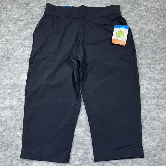 Columbia Pants - Columbia Womens Size S Black Omni-Shield Anytime Casual Capri Pants NWT